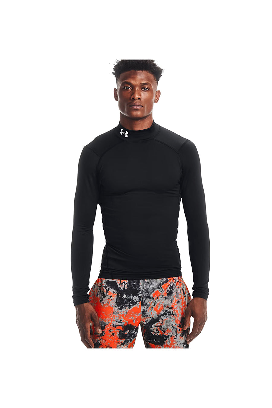 Maglia Nera ColdGear Under Armour Compression Mock