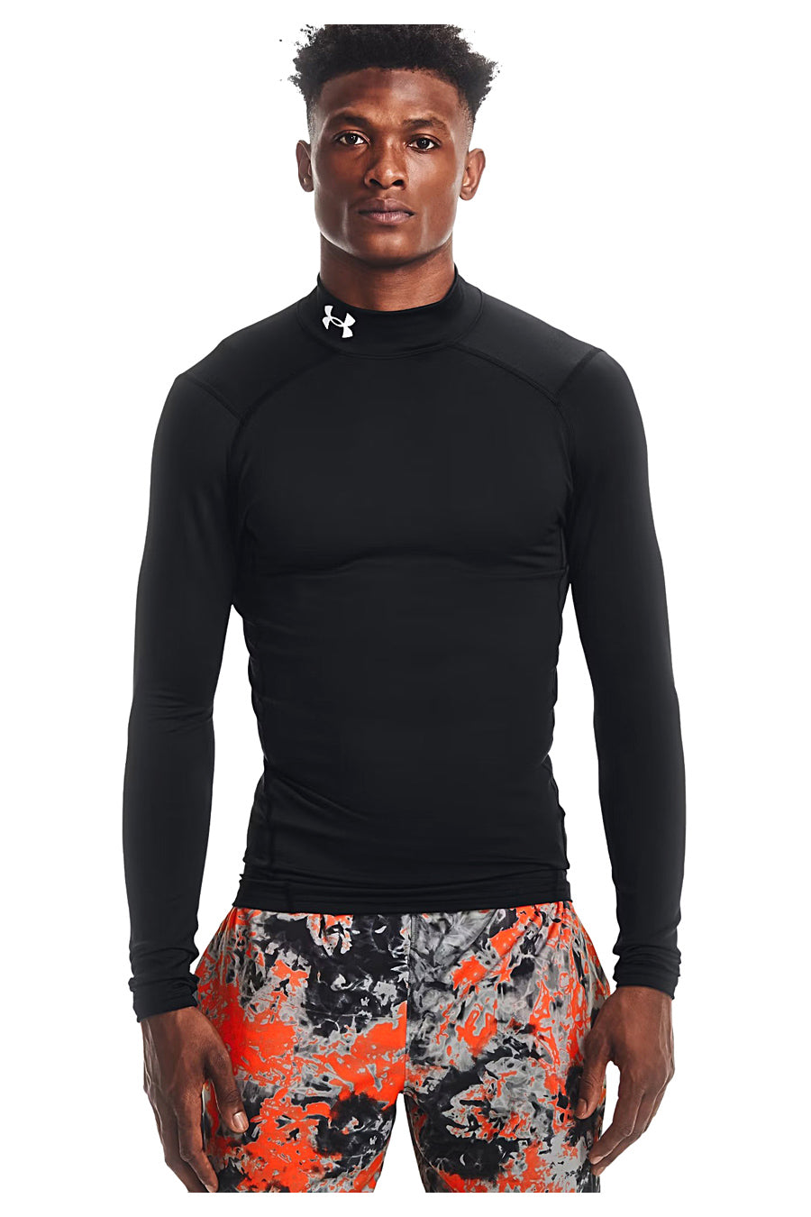 Maglia Nera ColdGear Under Armour Compression Mock