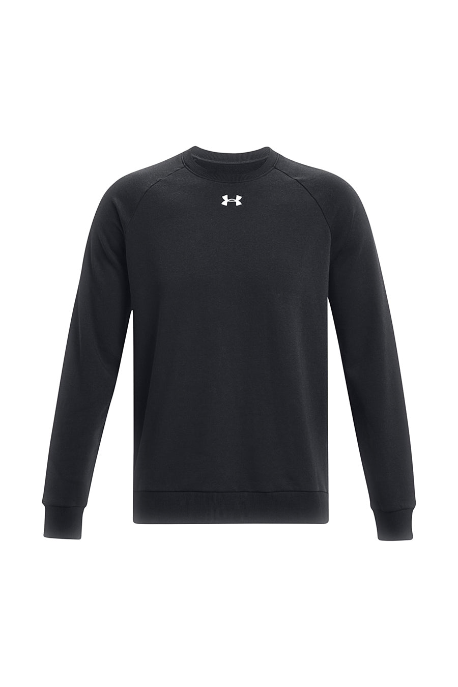 Felpa Nera Girocollo Under Armour Rival Fleece Crew