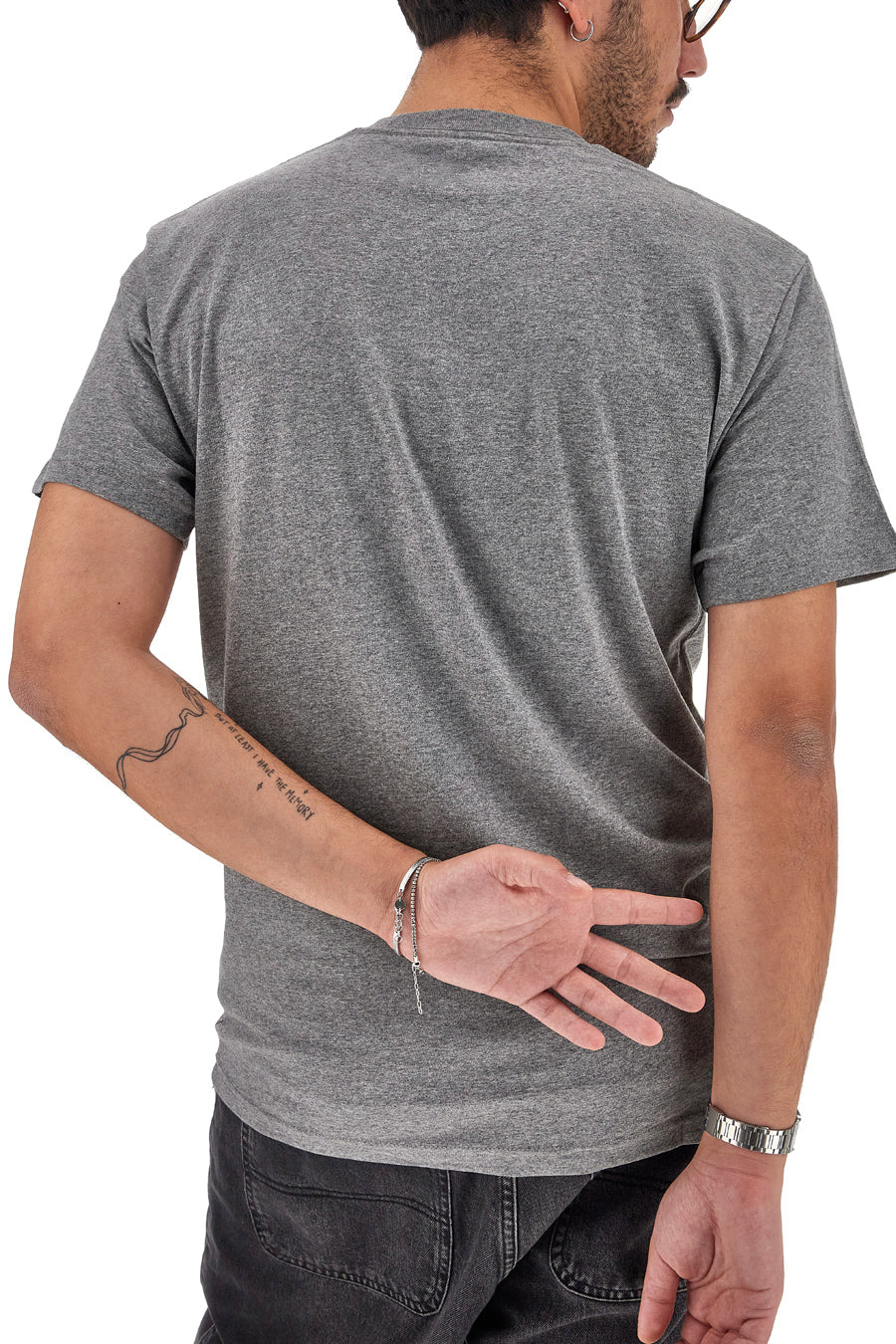 T-Shirt Grigia Con Logo Vans Classic Tee