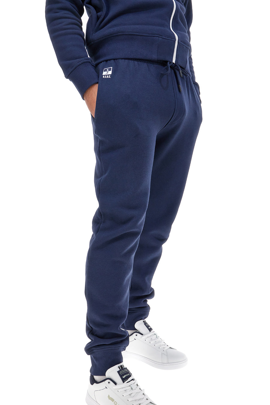 Pantaloni sportivi blu con polsini US GOLF CLUB 1281