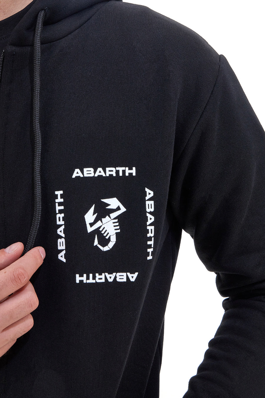 Schwarzes Kapuzenpullover ABARTH AH25FW378