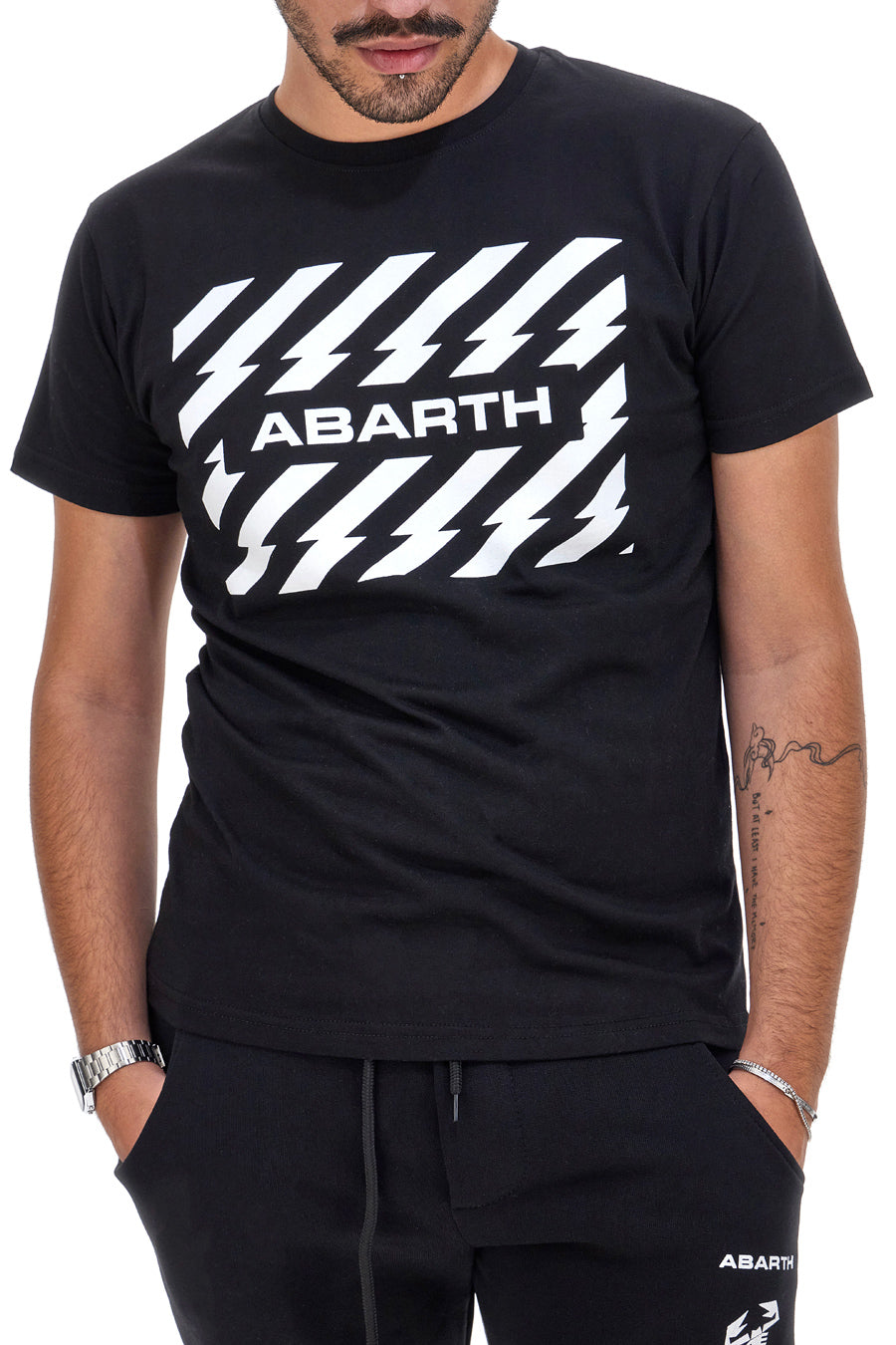 T-Shirt Nera Made In Italy Abarth AH25FW259