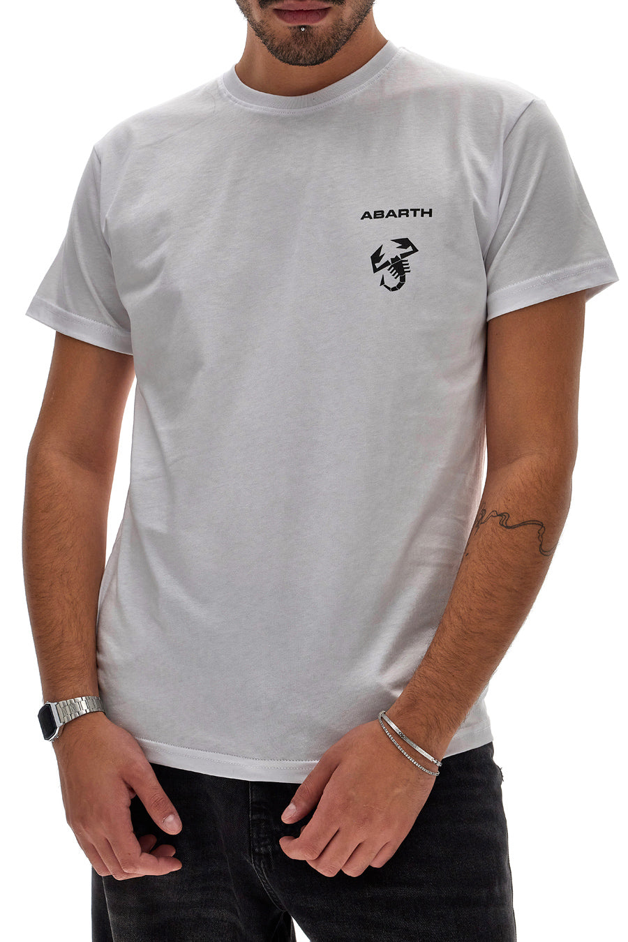 T-Shirt Bianca Made In Italy Abarth AH25FW312