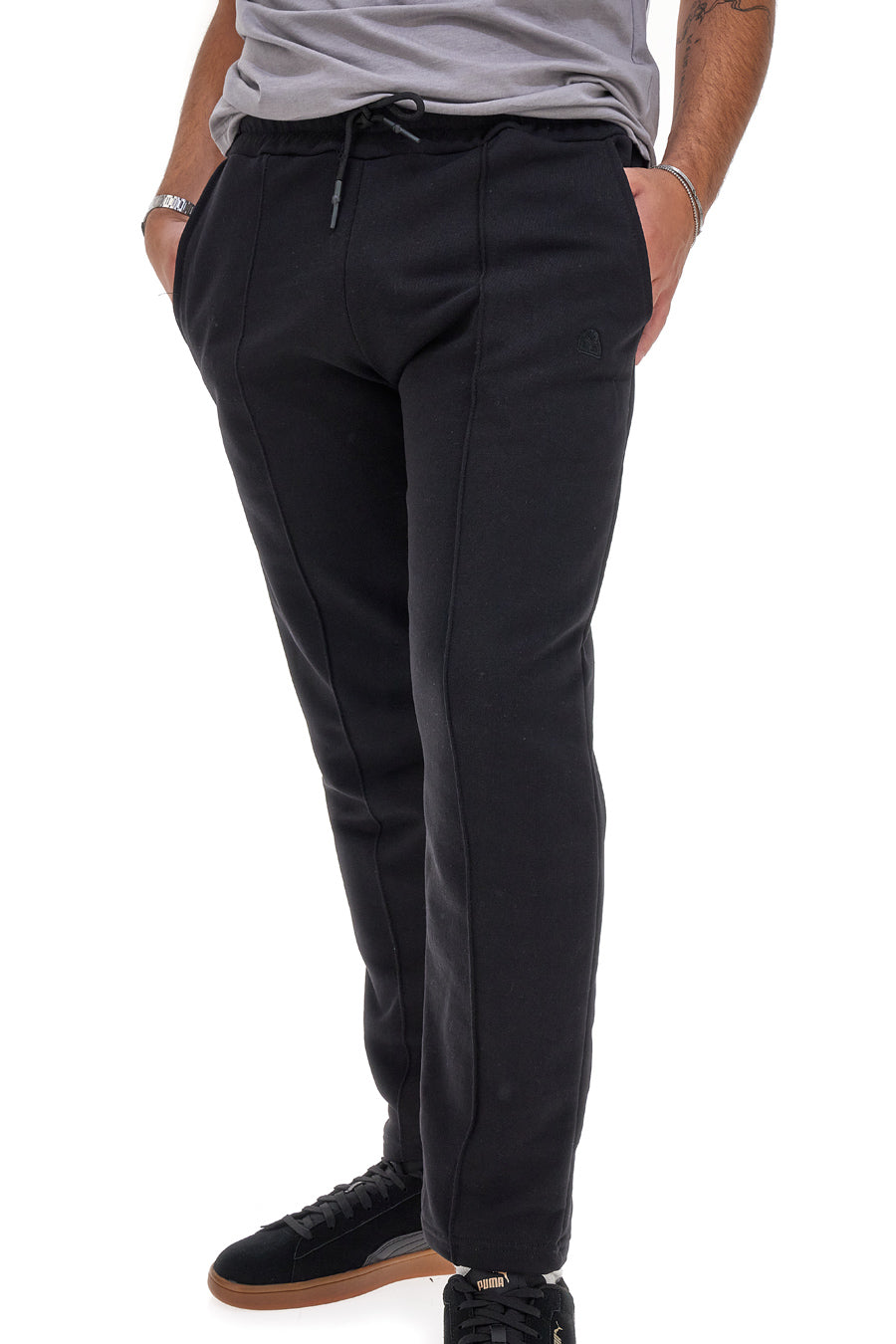 Pantaloni neri in tuta Boardman LEISURE PANTS 09