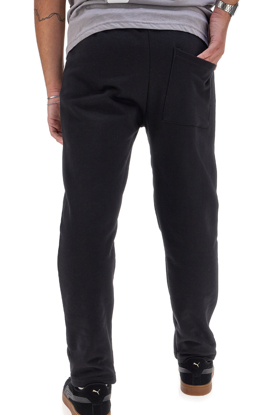 Pantaloni neri in tuta Boardman LEISURE PANTS 09