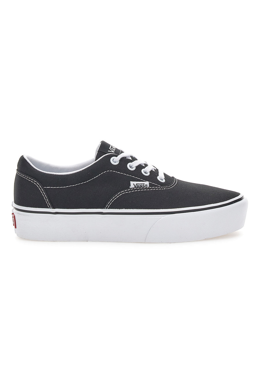 Sneakers con Platform Vans Doheny Platfor Nere e Bianche