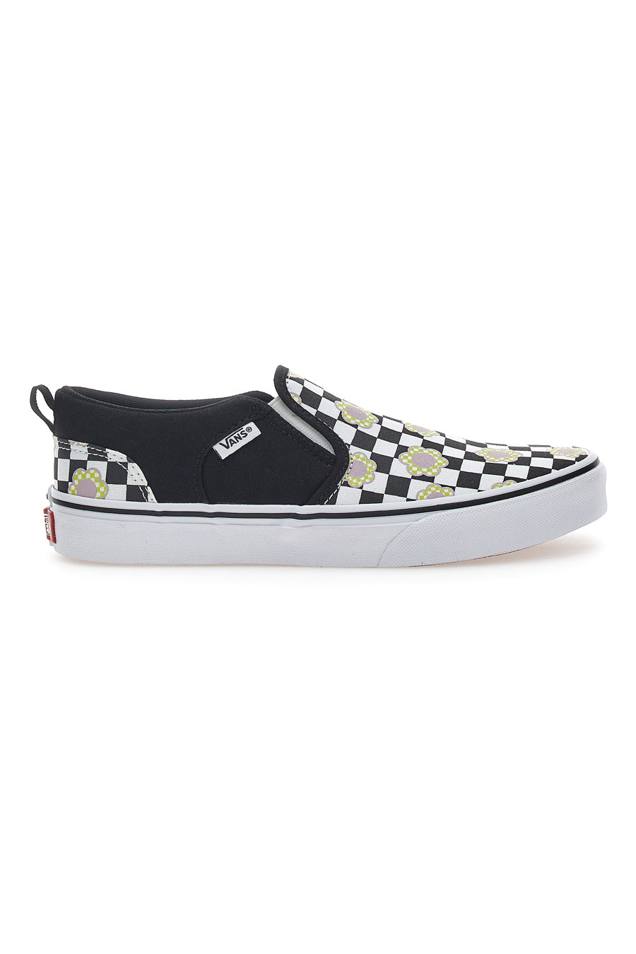 Sneakers Slip-on Vans Asher Nere e Bianche