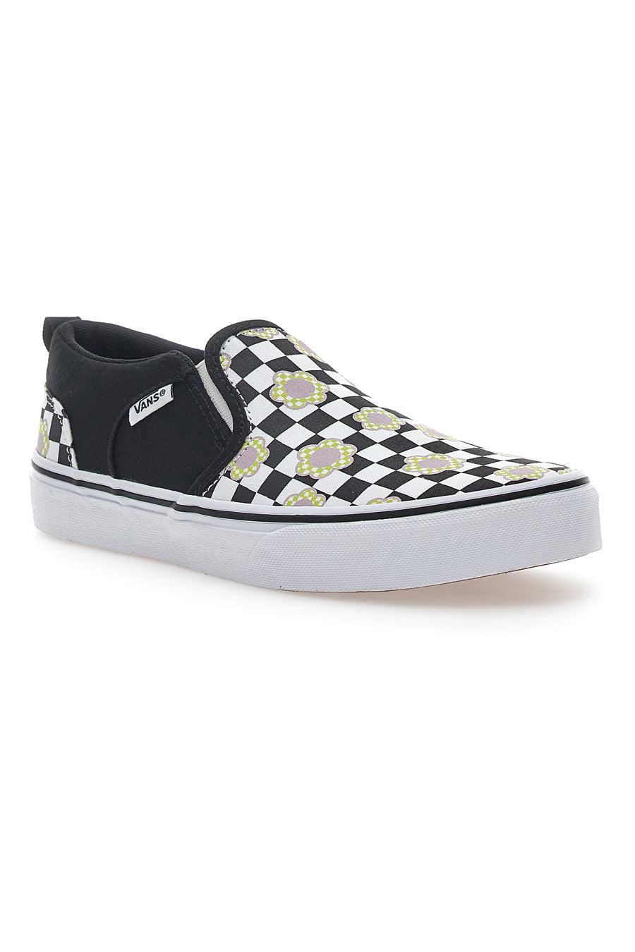 Sneakers Slip-on Vans Asher Nere e Bianche