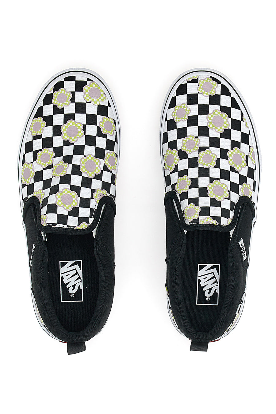 Sneakers Slip-on Vans Asher Nere e Bianche