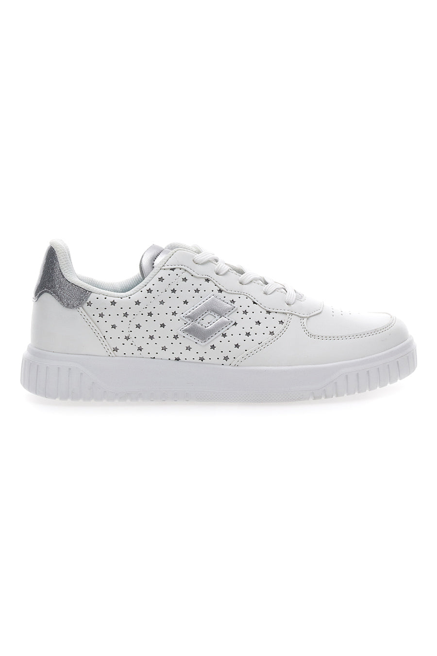 Sneakers Lotto Venus 1 Amf Str Jr Bianche e Argento