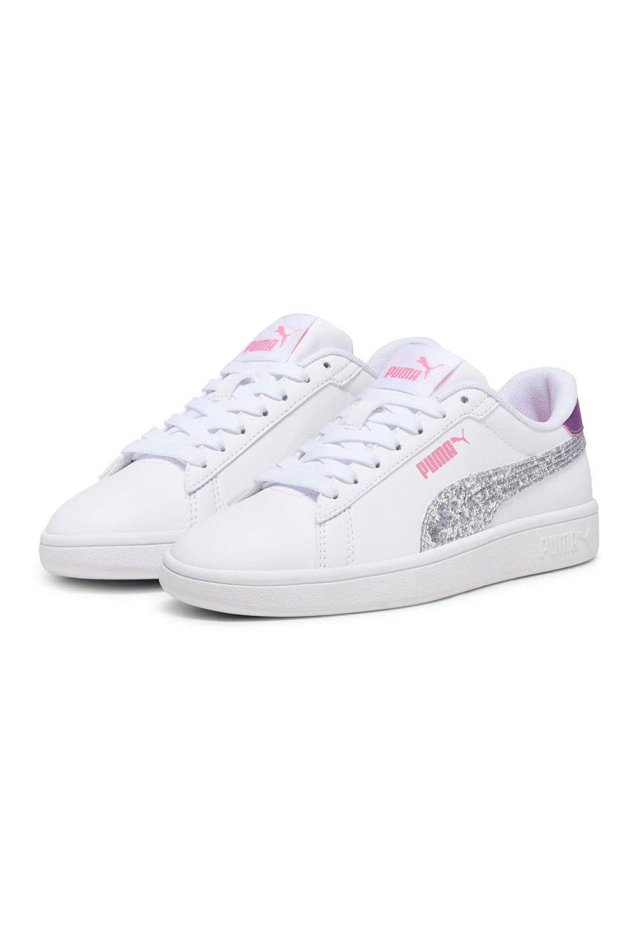 Sneakers Puma Smash 3.0 L Star Glo Jr Bianche