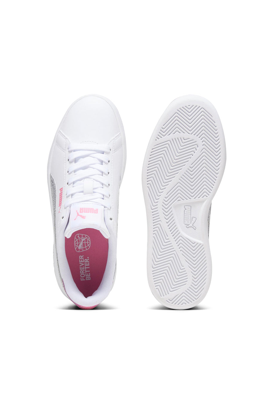 Sneakers Puma Smash 3.0 L Star Glo Jr Bianche