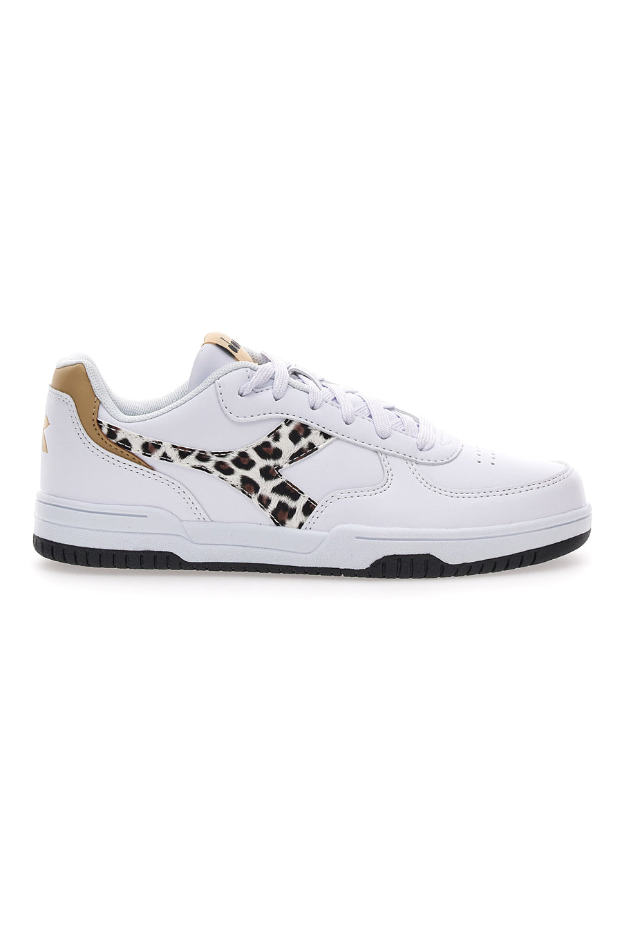 Sneakers Bianche Diadora Raptor Low Leopard