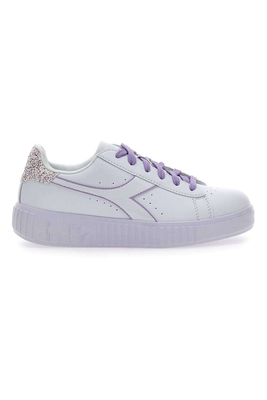 Sneakers Diadora Game Step P Sparkly GS Bianche