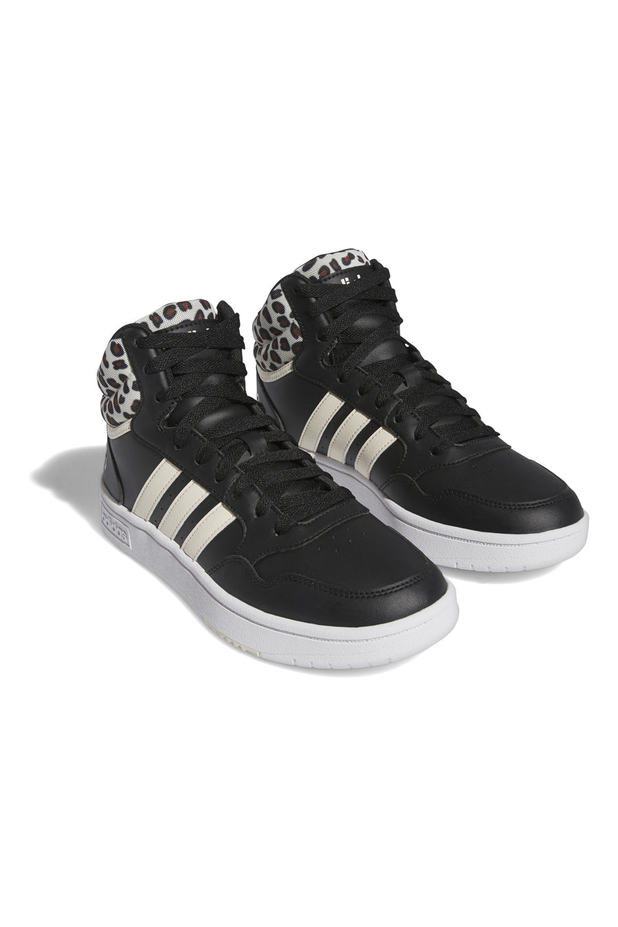 Sneakers Nere e Bianche Mid-Cut Adidas Hoops 3 Mid W