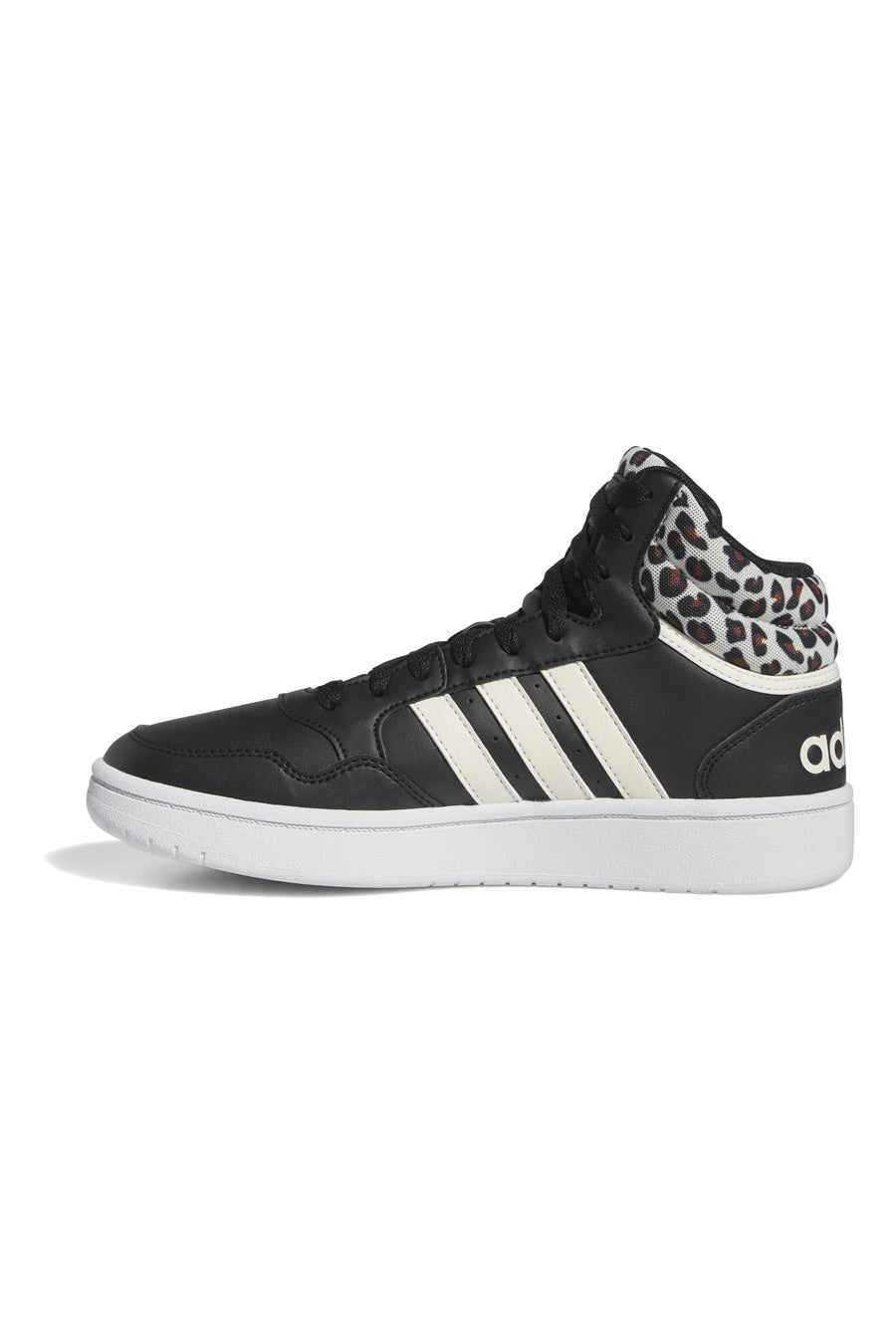 Sneakers Nere e Bianche Mid-Cut Adidas Hoops 3 Mid W