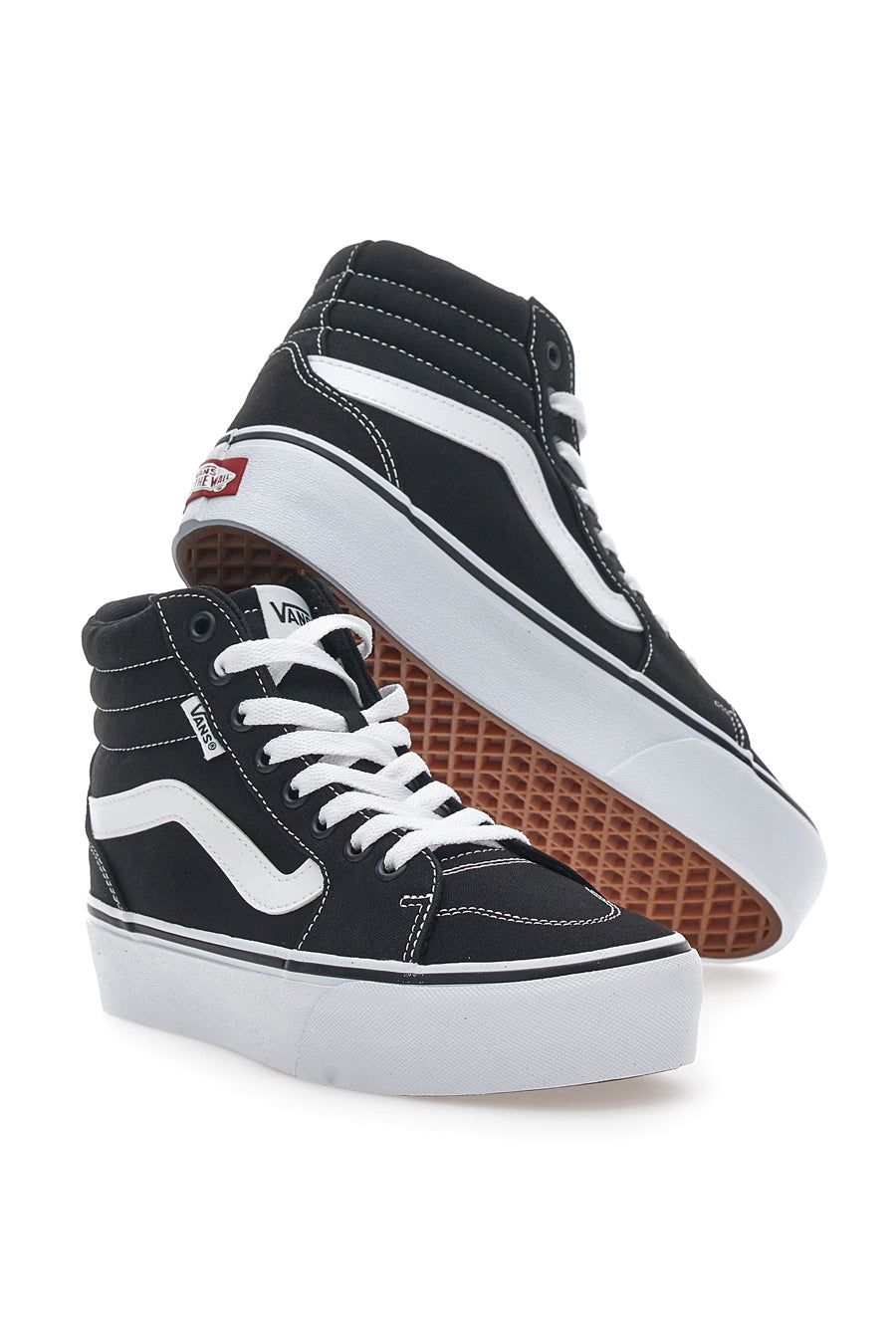 Sneakers Nere e Bianche Mid-cut Vans Filmore Hi Platform