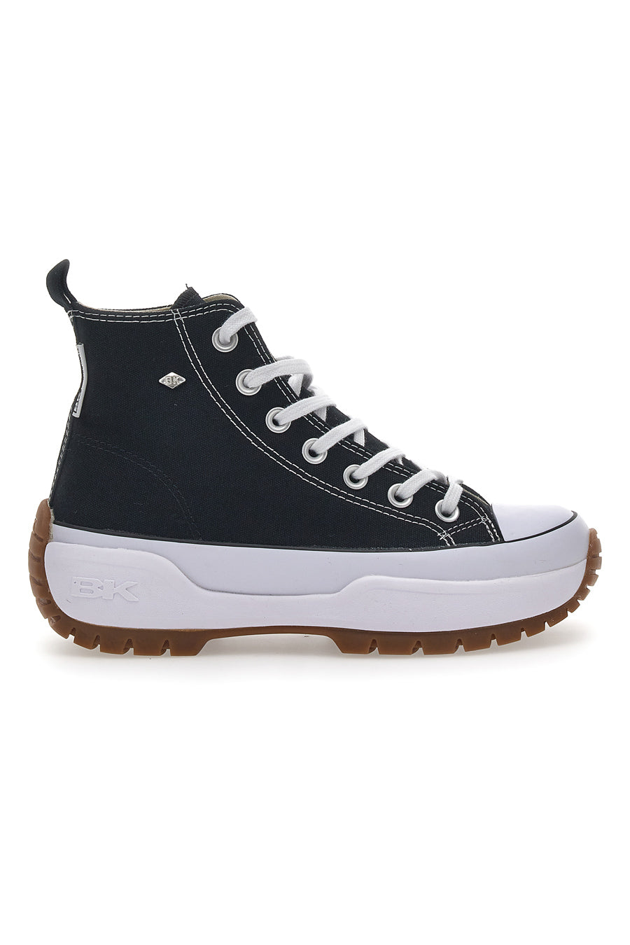 Sneakers Mid-Cut in Tela British Knights Kaya Mid Fly Nere