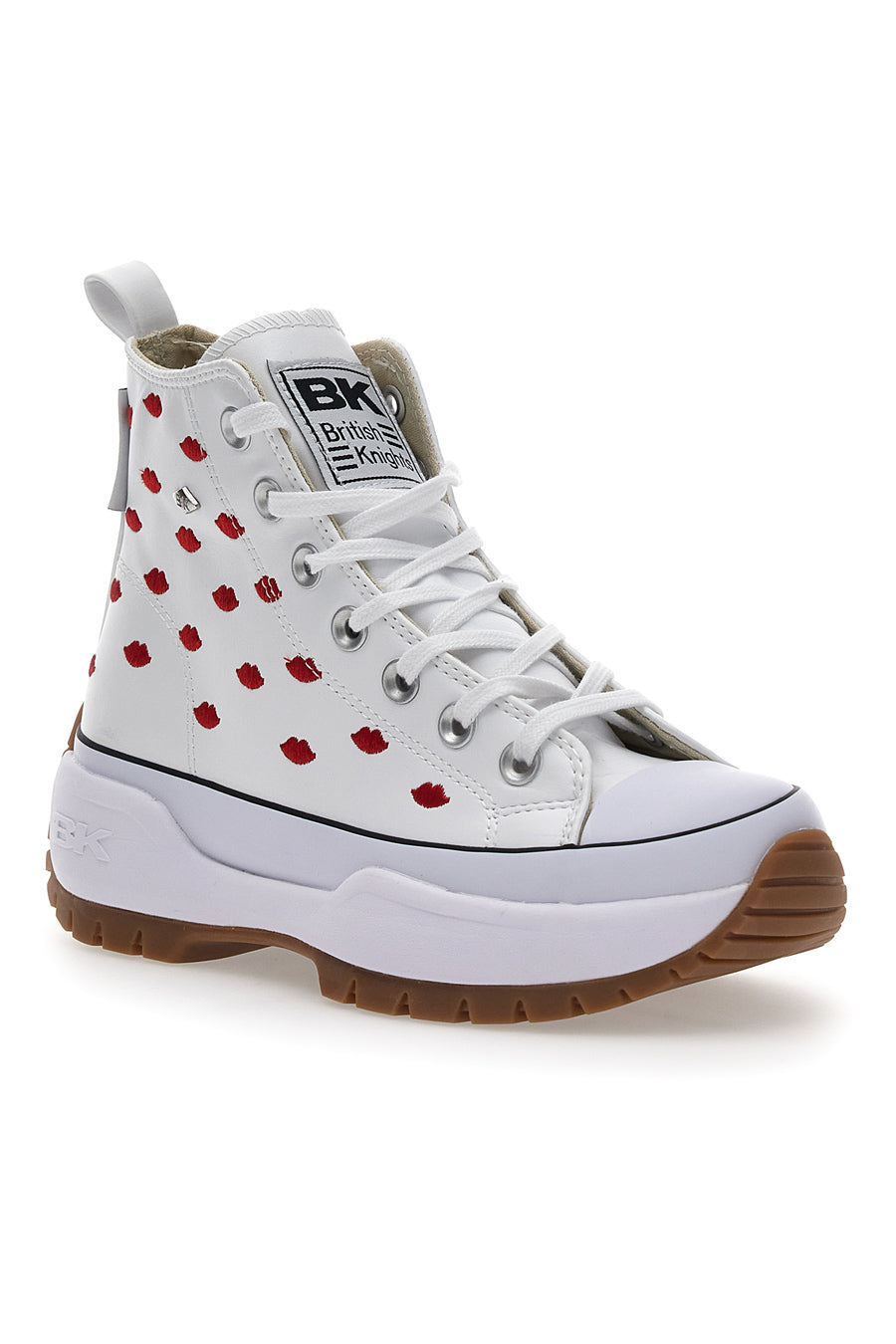 Sneakers Mid-Cut British Knights Kaya Mid Fly Bianche