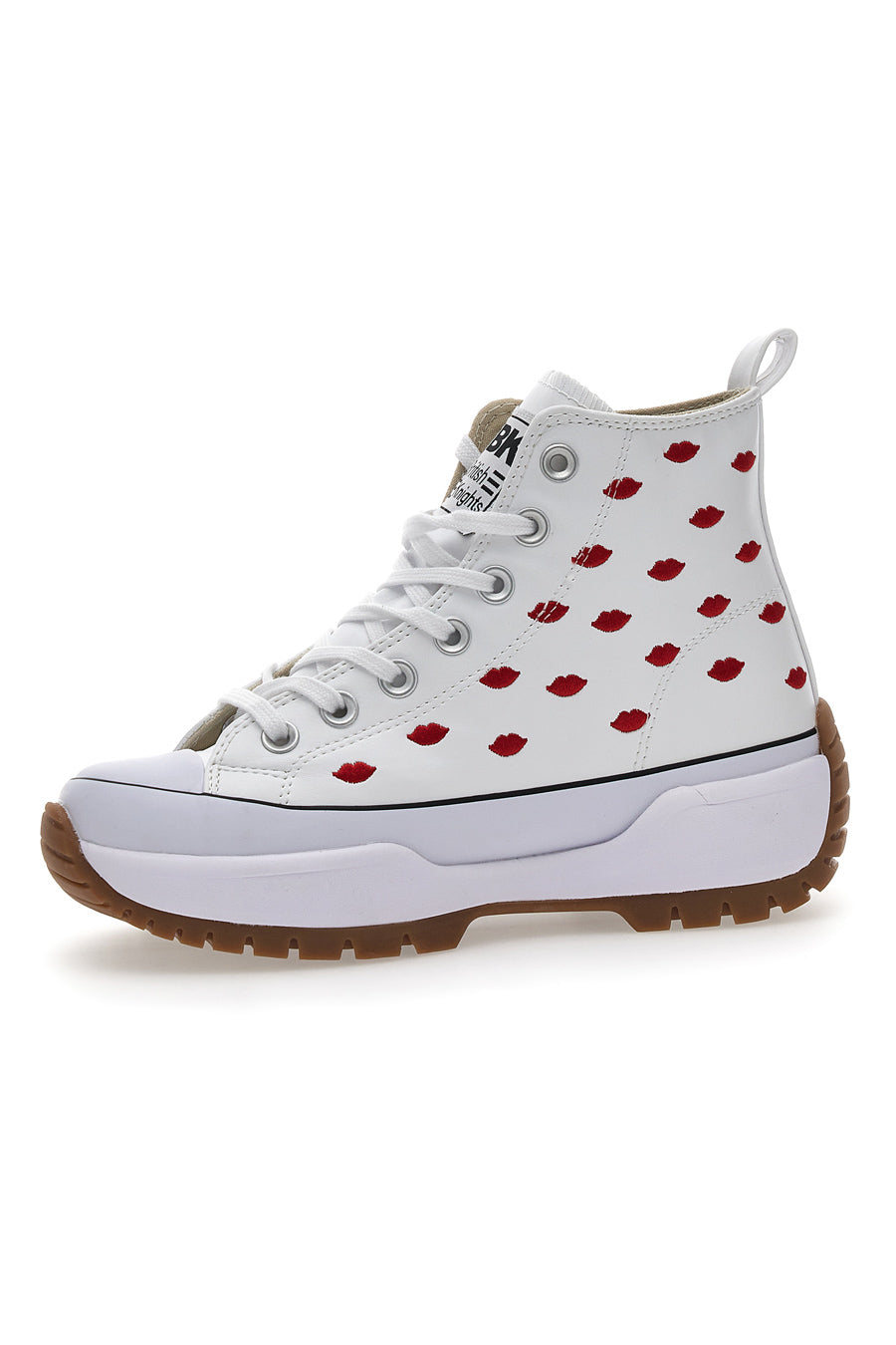 Sneakers Mid-Cut British Knights Kaya Mid Fly Bianche