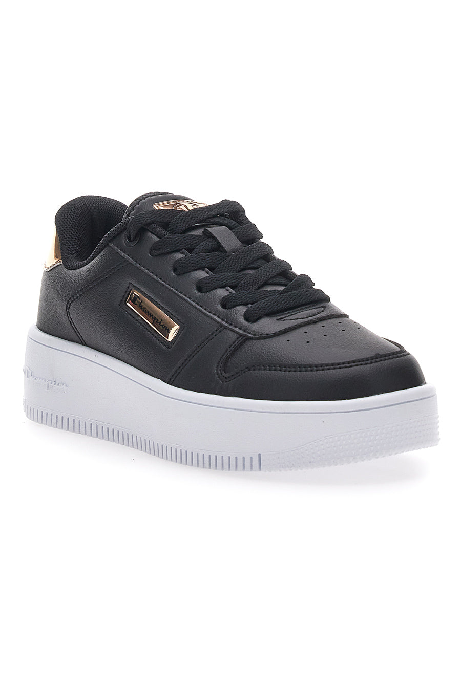 Sneakers Con Flatform Nere Champion Rebound Plat Metal