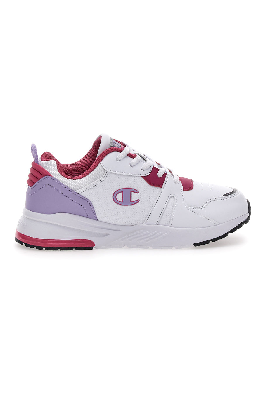 Sneakers Bianche e Fucsia Champion Ramp Up Pu G Gs