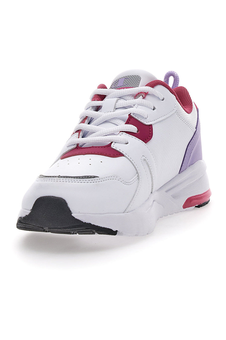 Sneakers Bianche e Fucsia Champion Ramp Up Pu G Gs