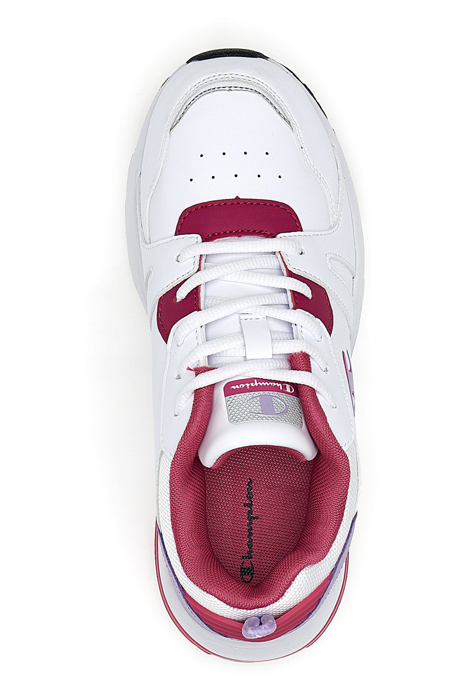 Sneakers Bianche e Fucsia Champion Ramp Up Pu G Gs