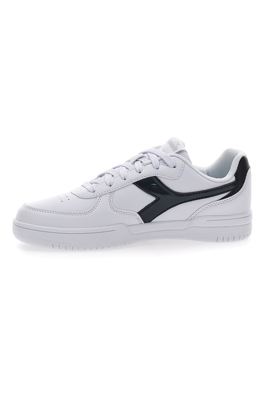 Sneakers Bianche con Fregio a Contrasto Diadora Raptor Low Moon WN