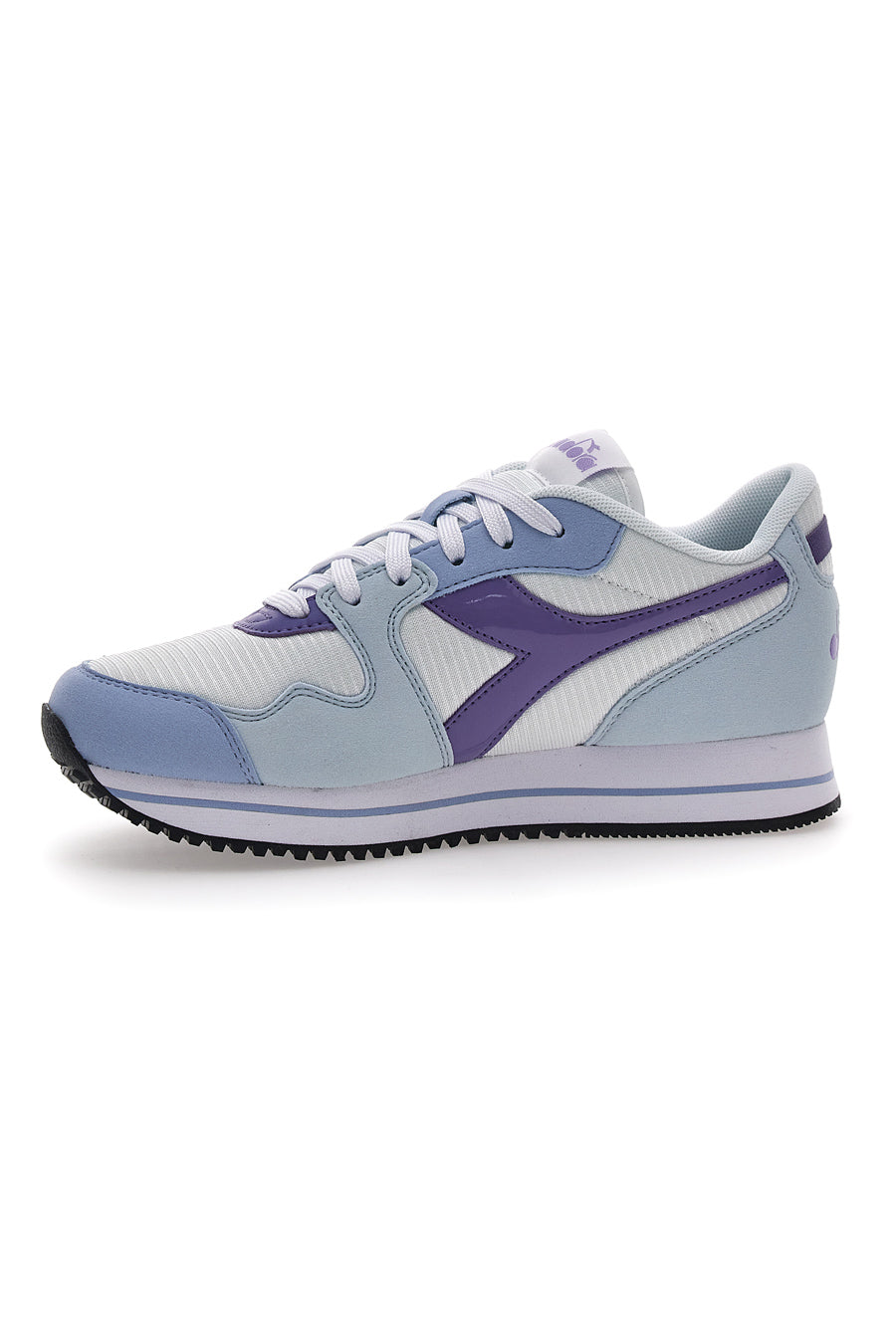 Sneakers Bianche e Azzurre da Donna Con Platform Diadora Skyler Platform