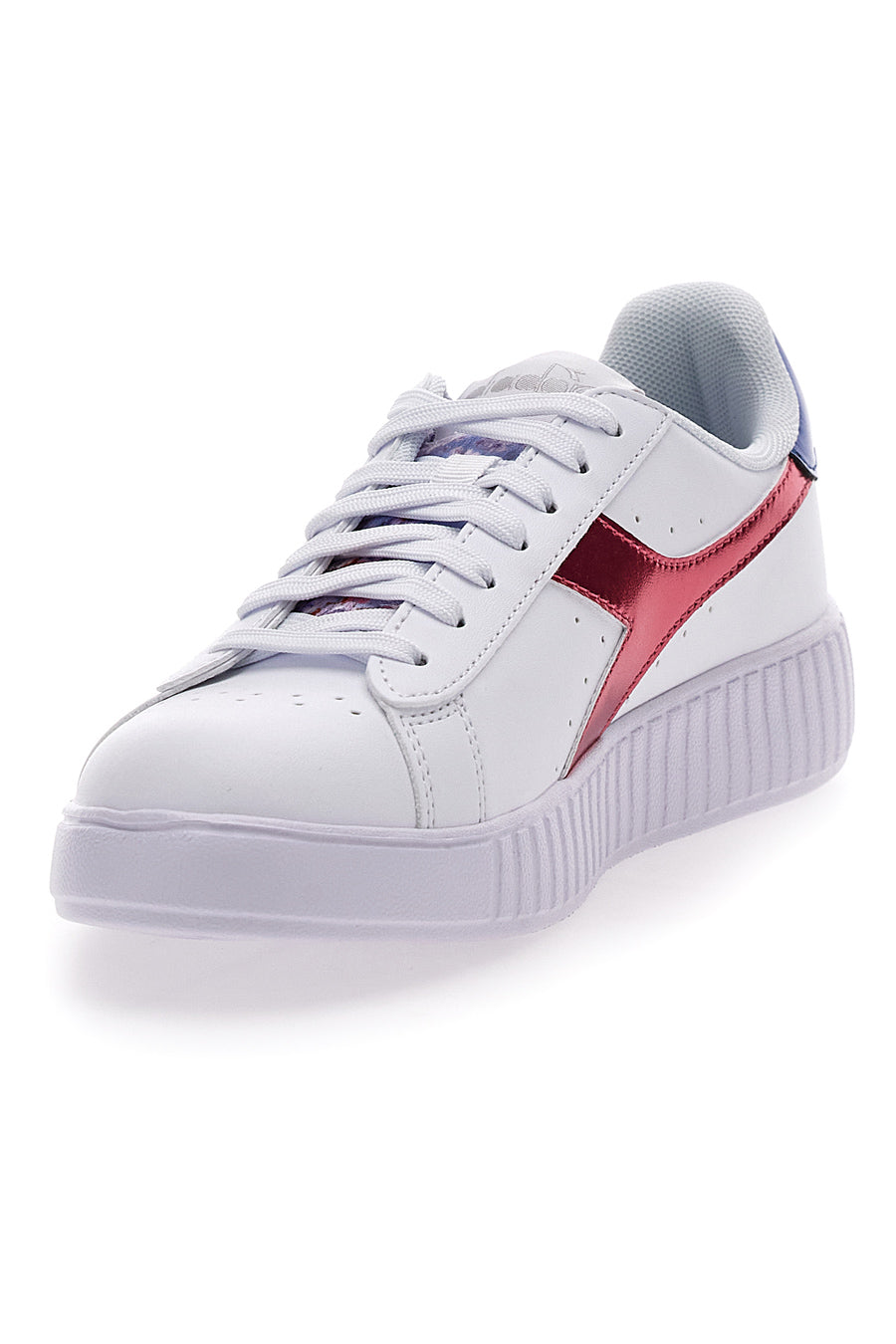 Sneakers Bianche con Lacci Diadora Step P Teatime