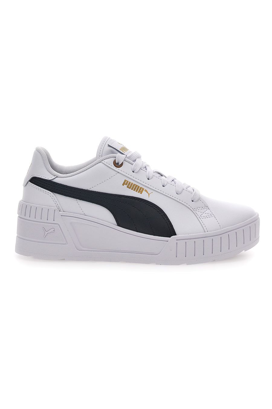 Sneakers Bianche e Nere Con Platform Puma Karmen Wedge