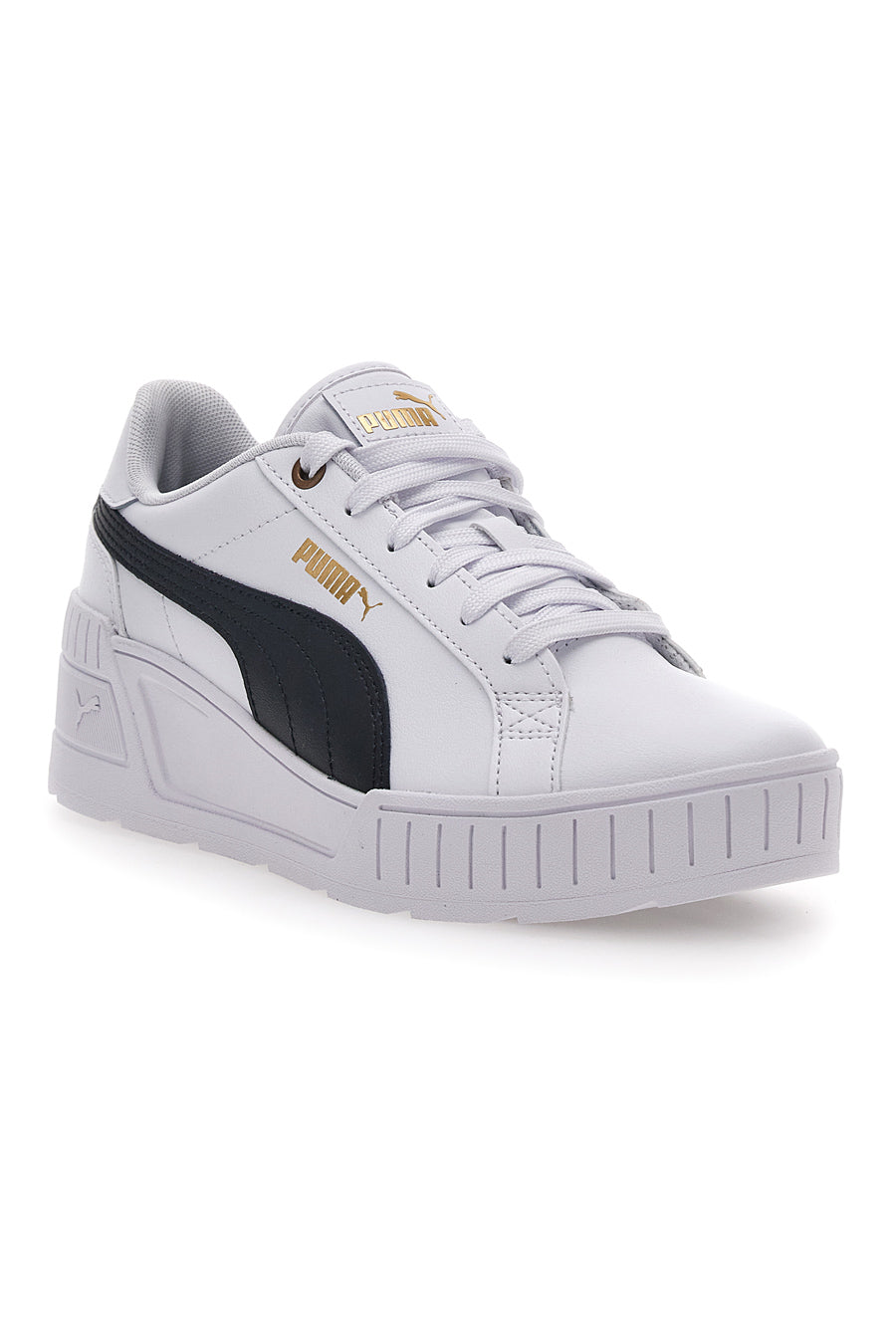 Sneakers Bianche e Nere Con Platform Puma Karmen Wedge