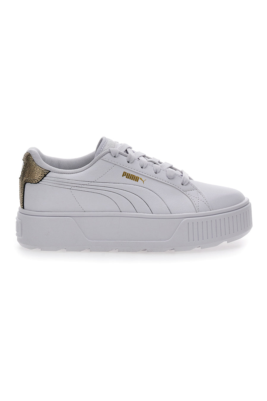 Sneakers Bianche con Platform Puma Karmen Metallic Shine