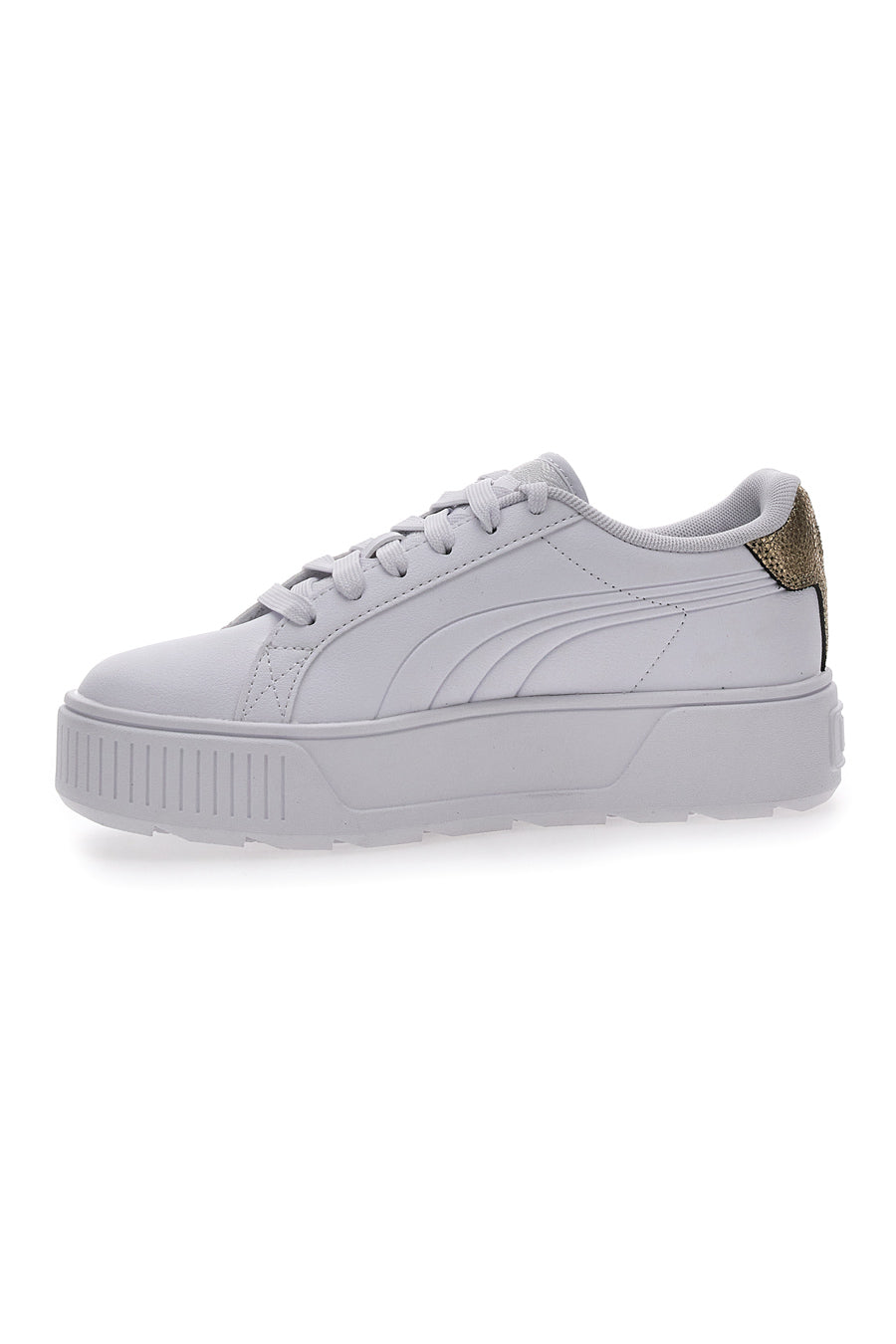 Sneakers Bianche con Platform Puma Karmen Metallic Shine