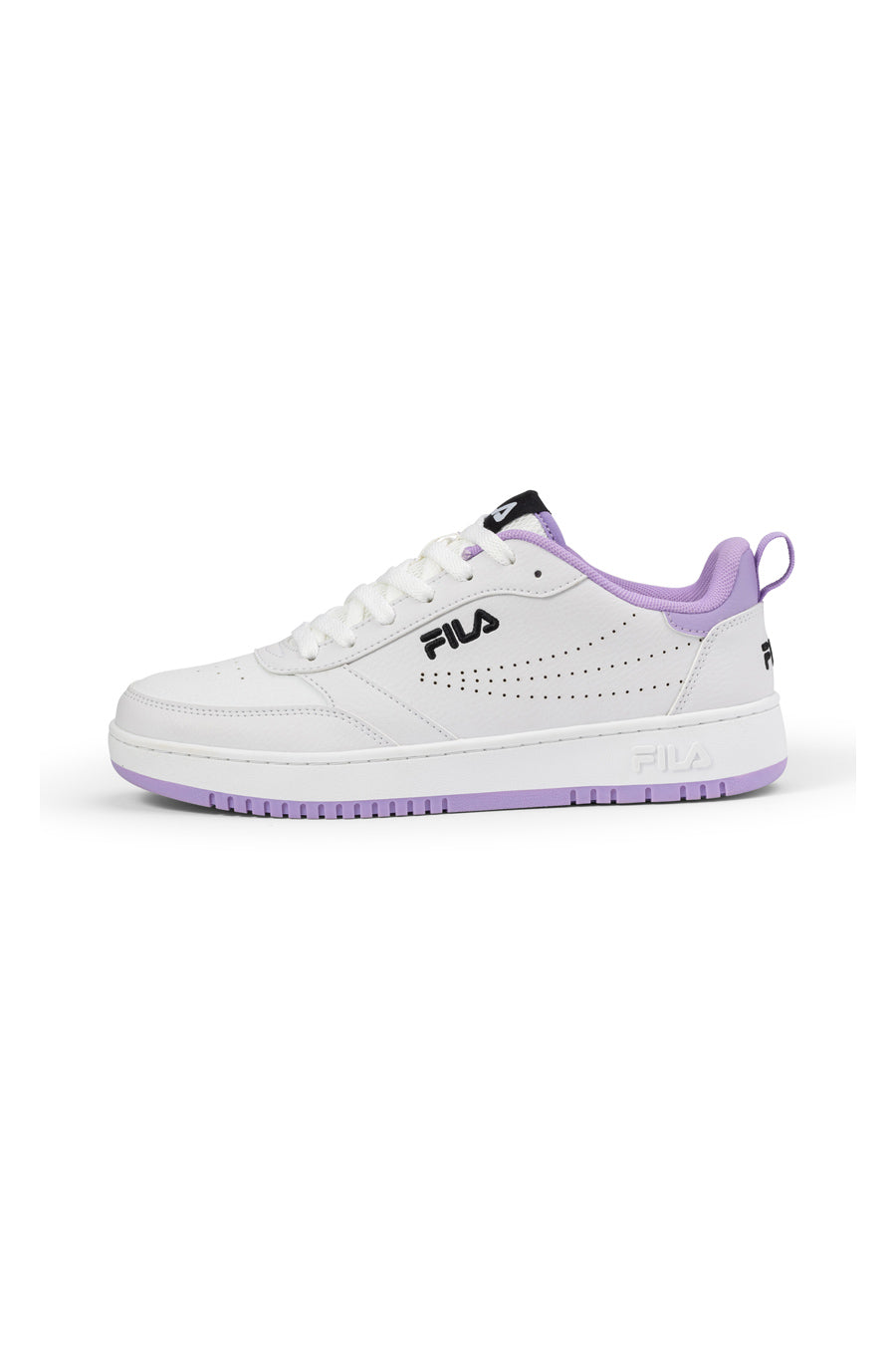 Sneakers Bianche Con Suola Lilla Fila Rega Teen