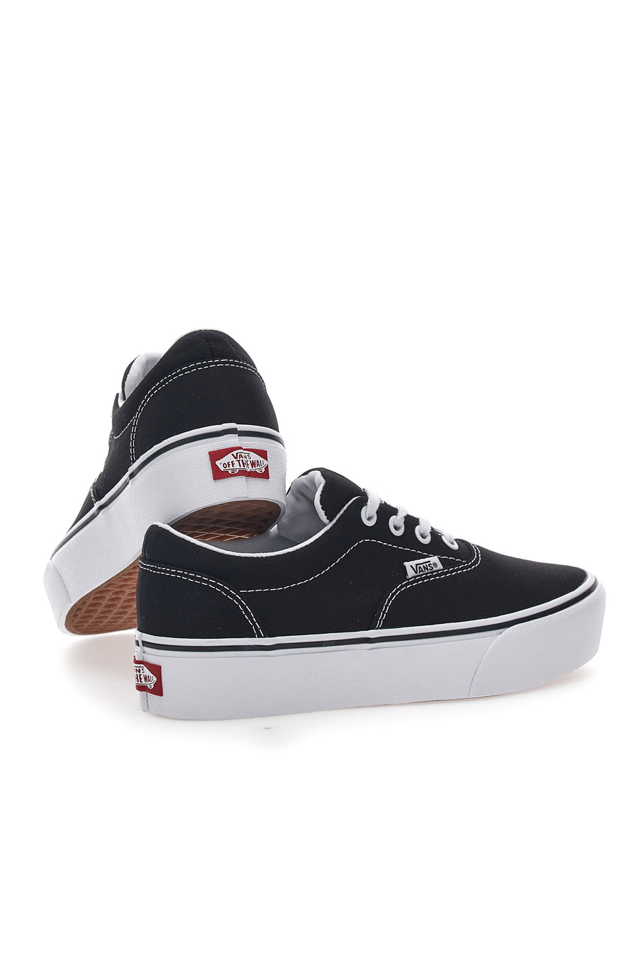 Sneakers Nere e Bianche con Platform Vans Doheny Platfor