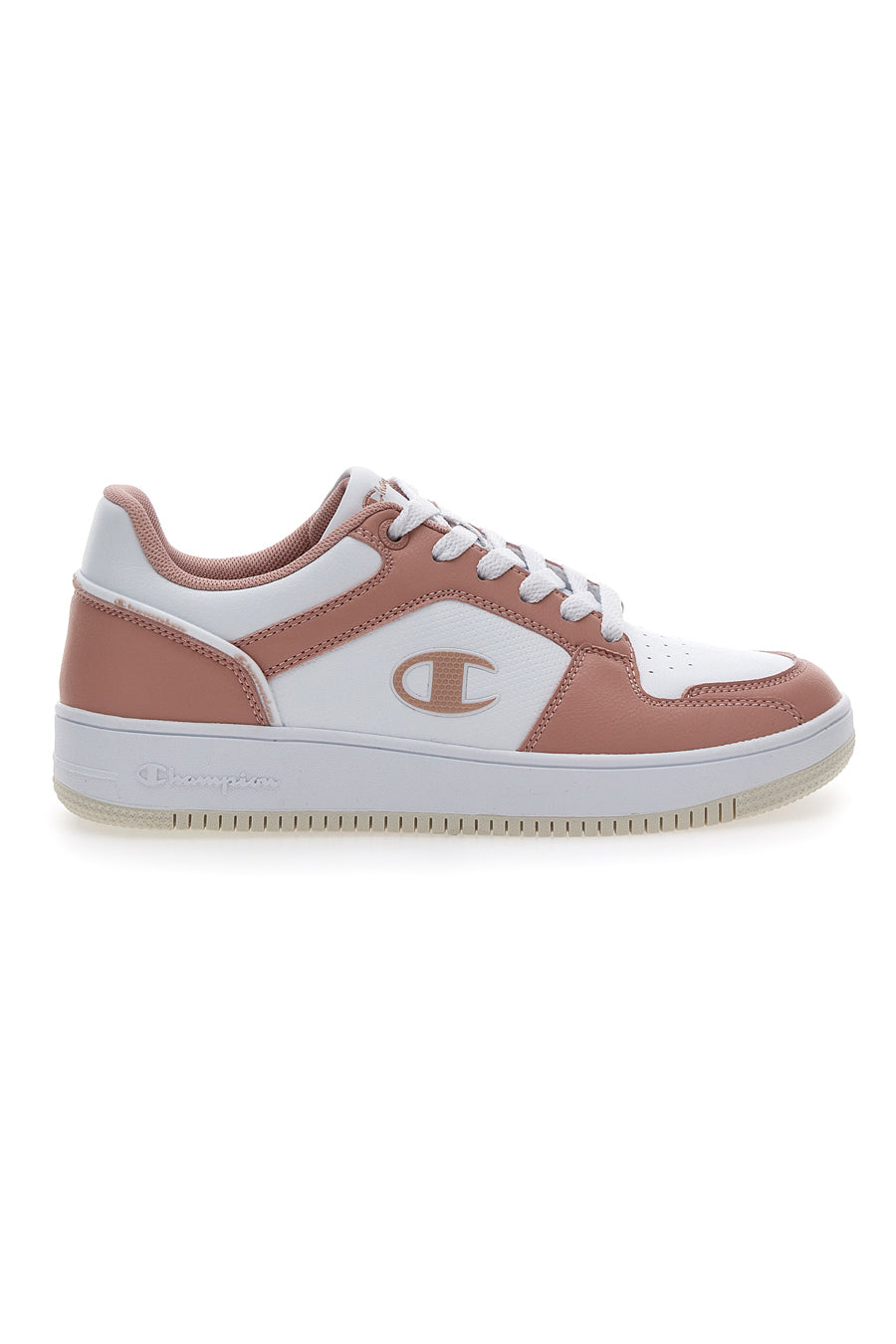 Sneakers Basse Rosa e Bianche Champion Rebound 2.0 Low