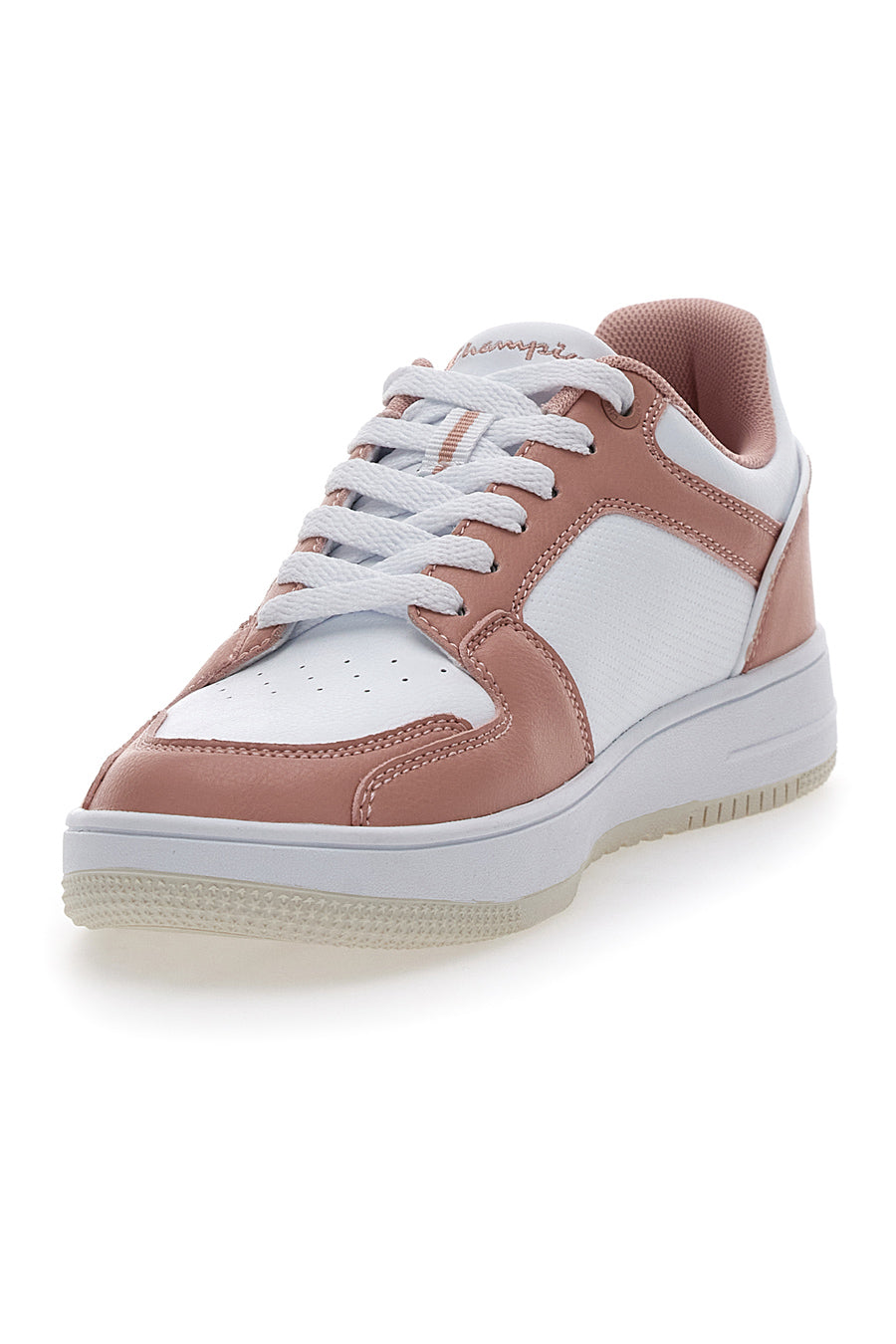 Sneakers Basse Rosa e Bianche Champion Rebound 2.0 Low