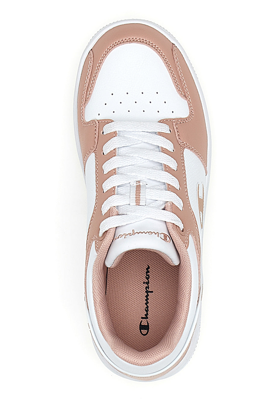 Sneakers Basse Rosa e Bianche Champion Rebound 2.0 Low