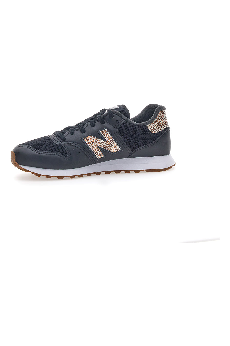 New Balance 500 Schwarze Turnschuhe mit Schnürsenkeln