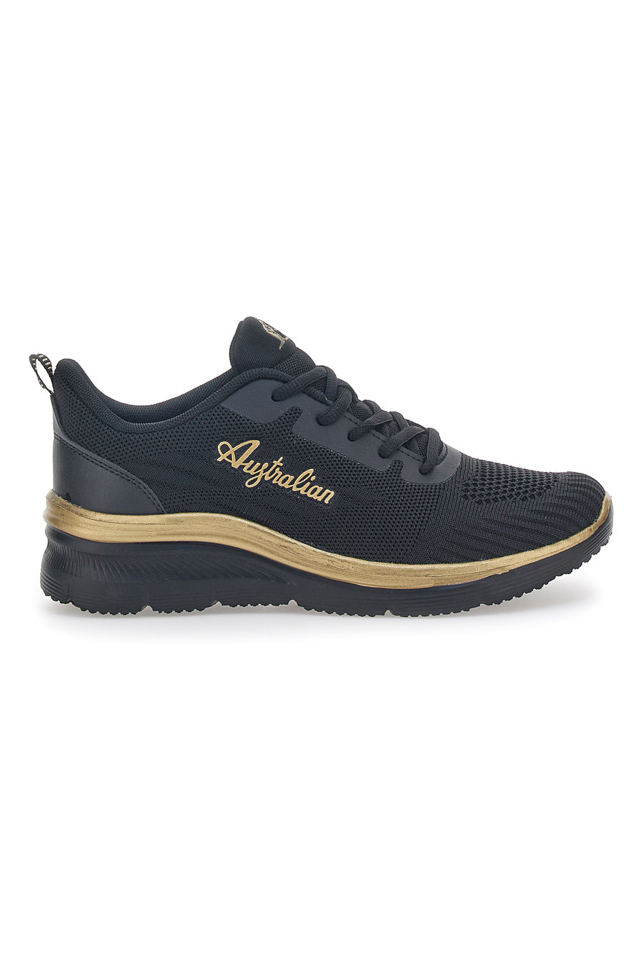 Australische schwarze Sport-Sneaker AU24W507