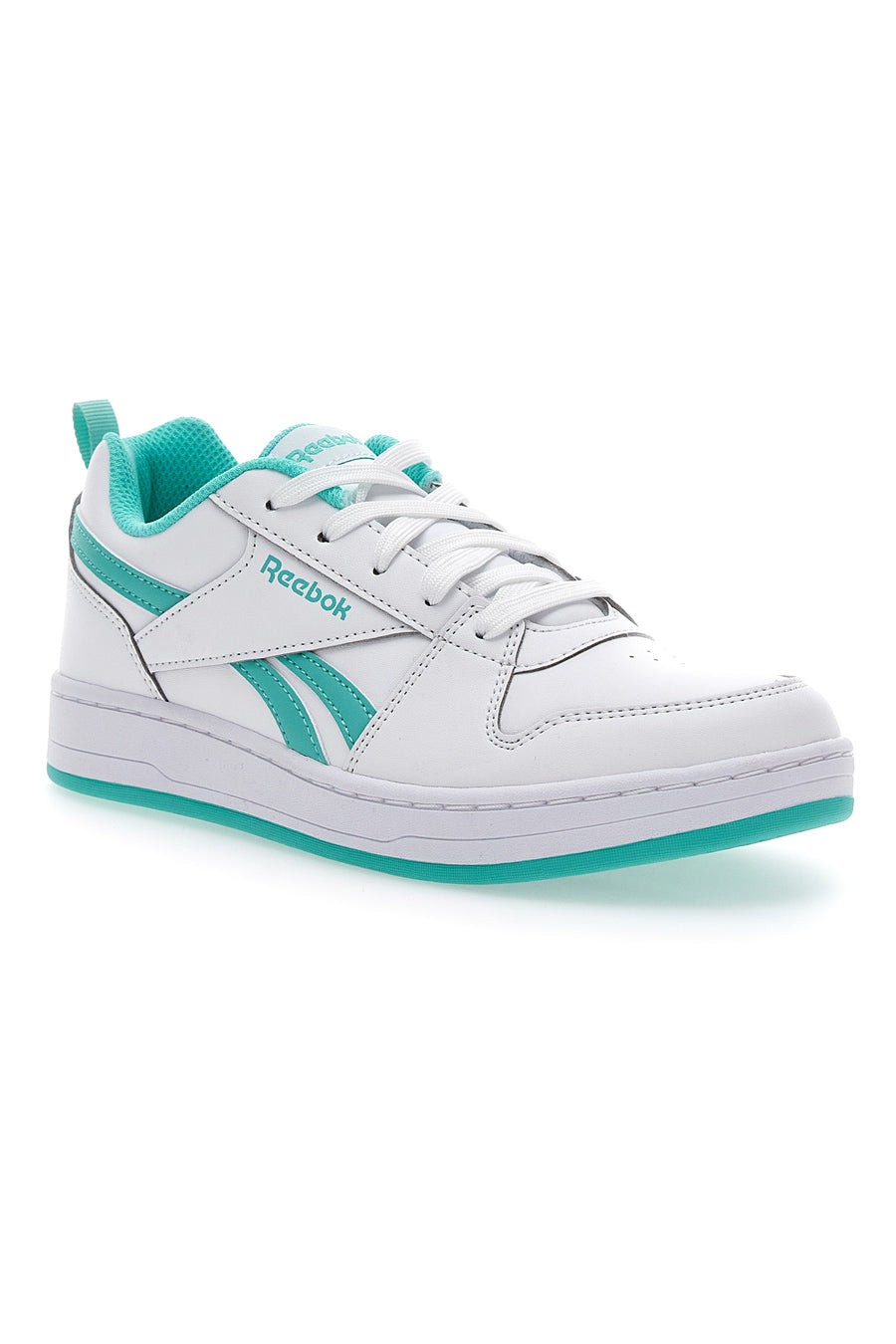 Sneakers Bianche e Verde Acqua Reebok Royal Prime 2