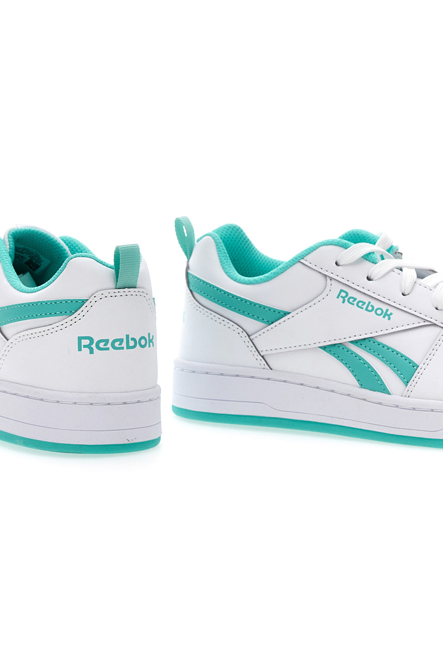 Sneakers Bianche e Verde Acqua Reebok Royal Prime 2