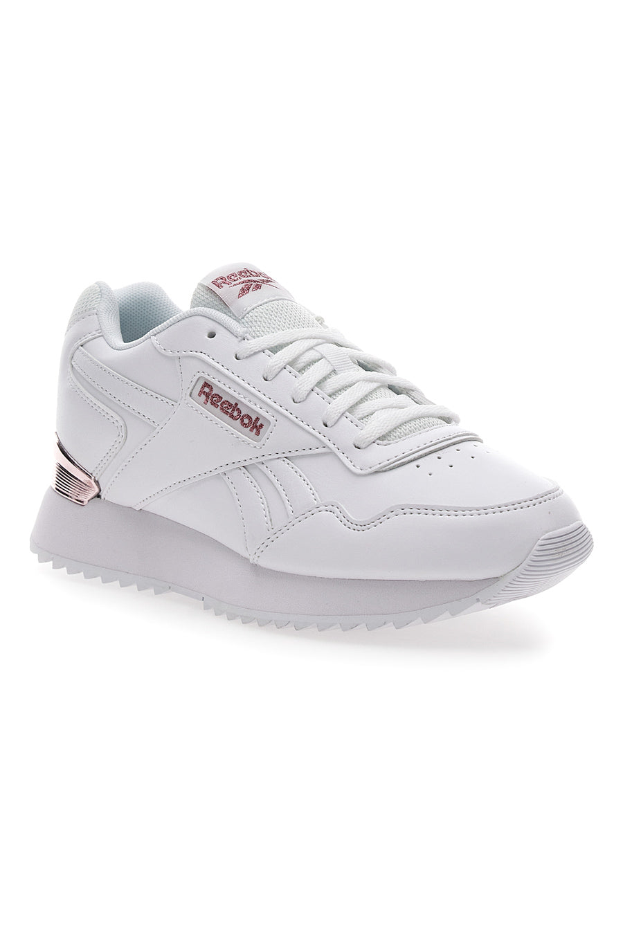 Sneakers Bianche Con Lacci Da Donna Reebok Glide Ripple Clip