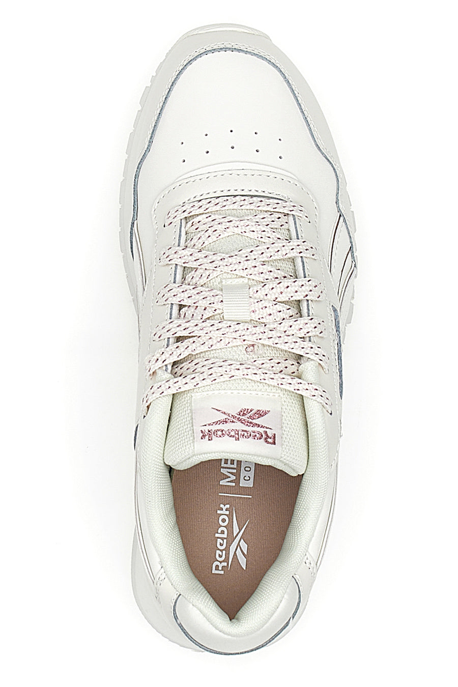 Sneakers Bianche Con Tomaia In Vera Pelle Reebok Glide