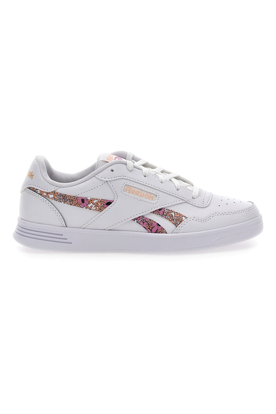 Sneakers Bianche e Rosa Con Brillantini Reebok Court Advance