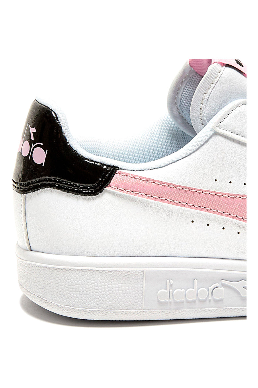 Sneakers Bianche e Rosa Con Logo Laterale DIADORA GAME P GS GIRL