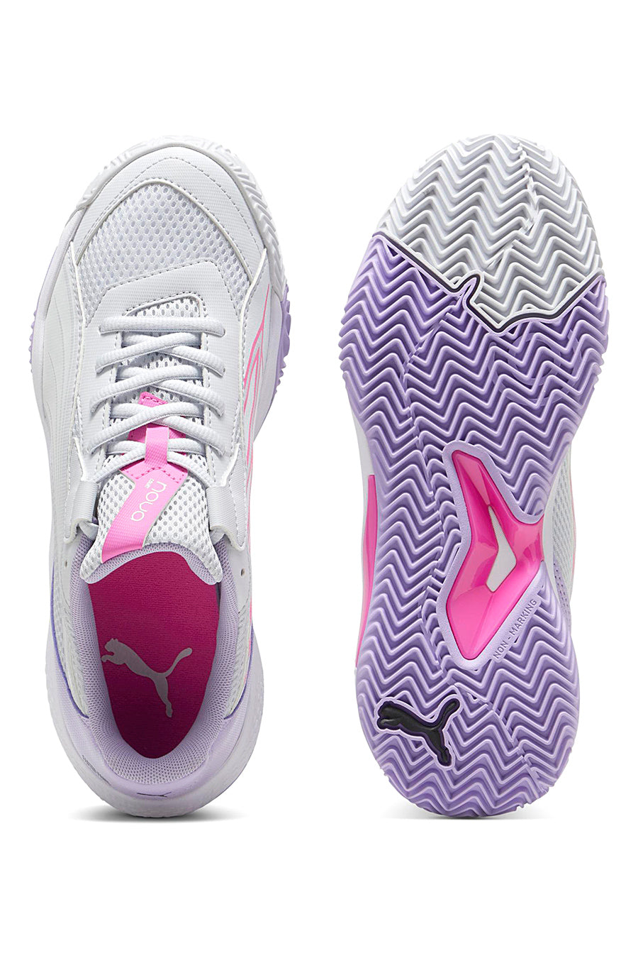 Scarpe da Padel Bianche e Lilla Puma Nova Court Wn'S